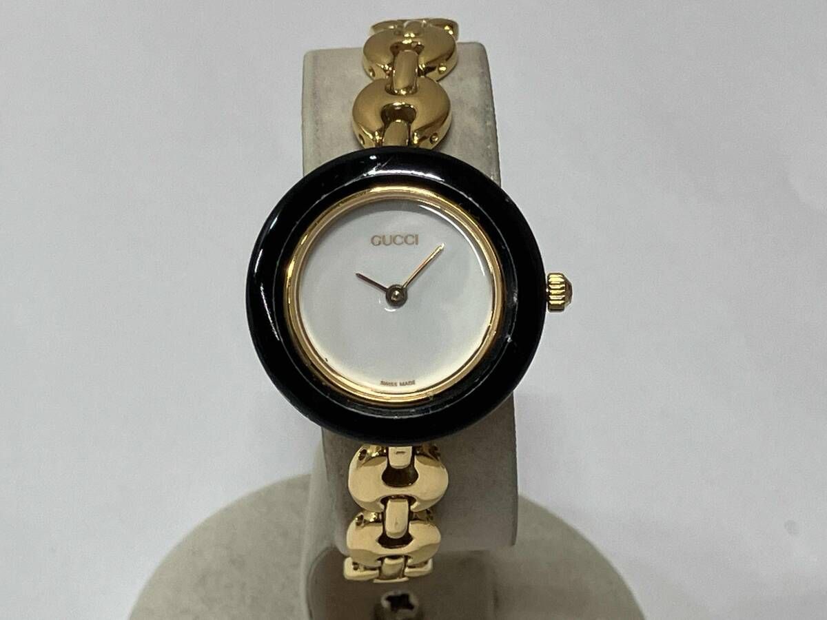 ジャンク・可動品】 GUCCI グッチ 11/12.2 チェンジベゼル クォーツ