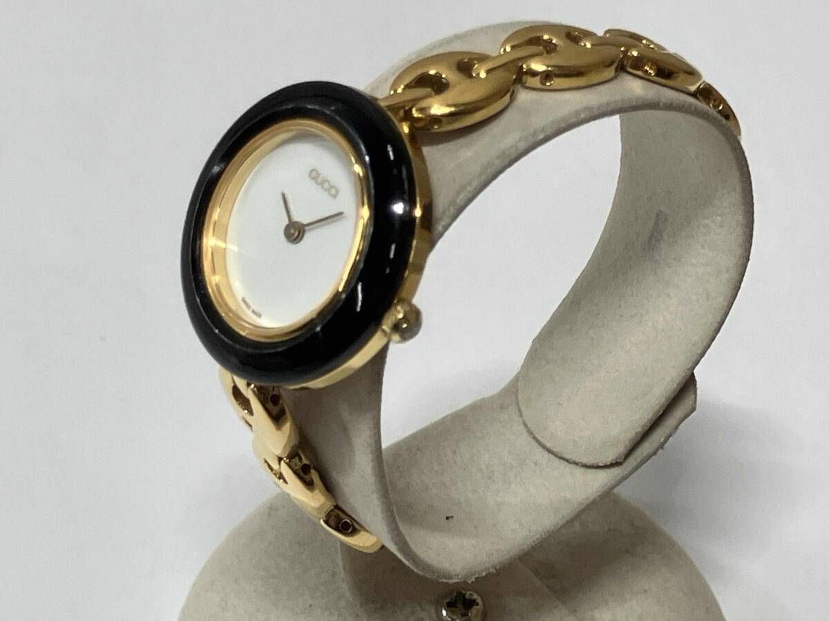 ジャンク・可動品】 GUCCI グッチ 11/12.2 チェンジベゼル クォーツ