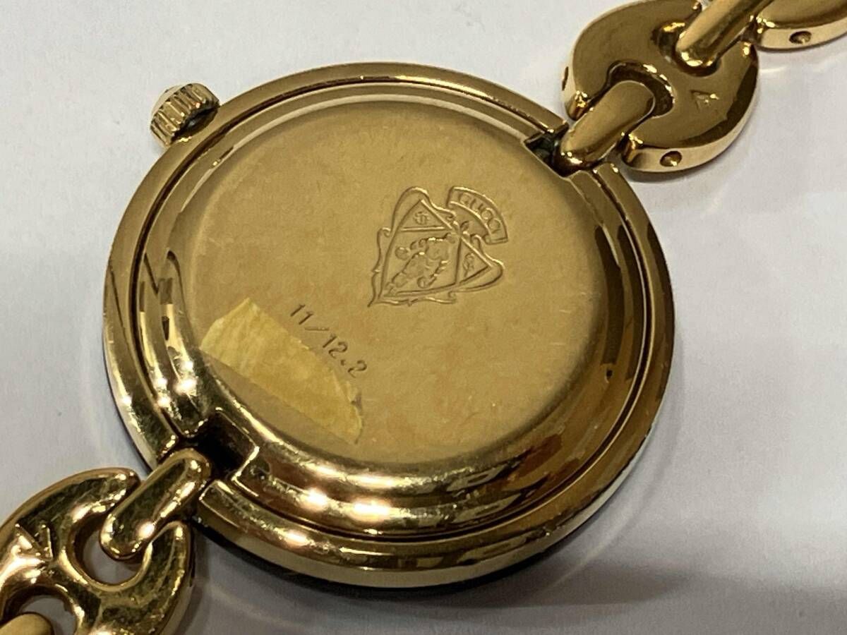 ジャンク・可動品】 GUCCI グッチ 11/12.2 チェンジベゼル クォーツ