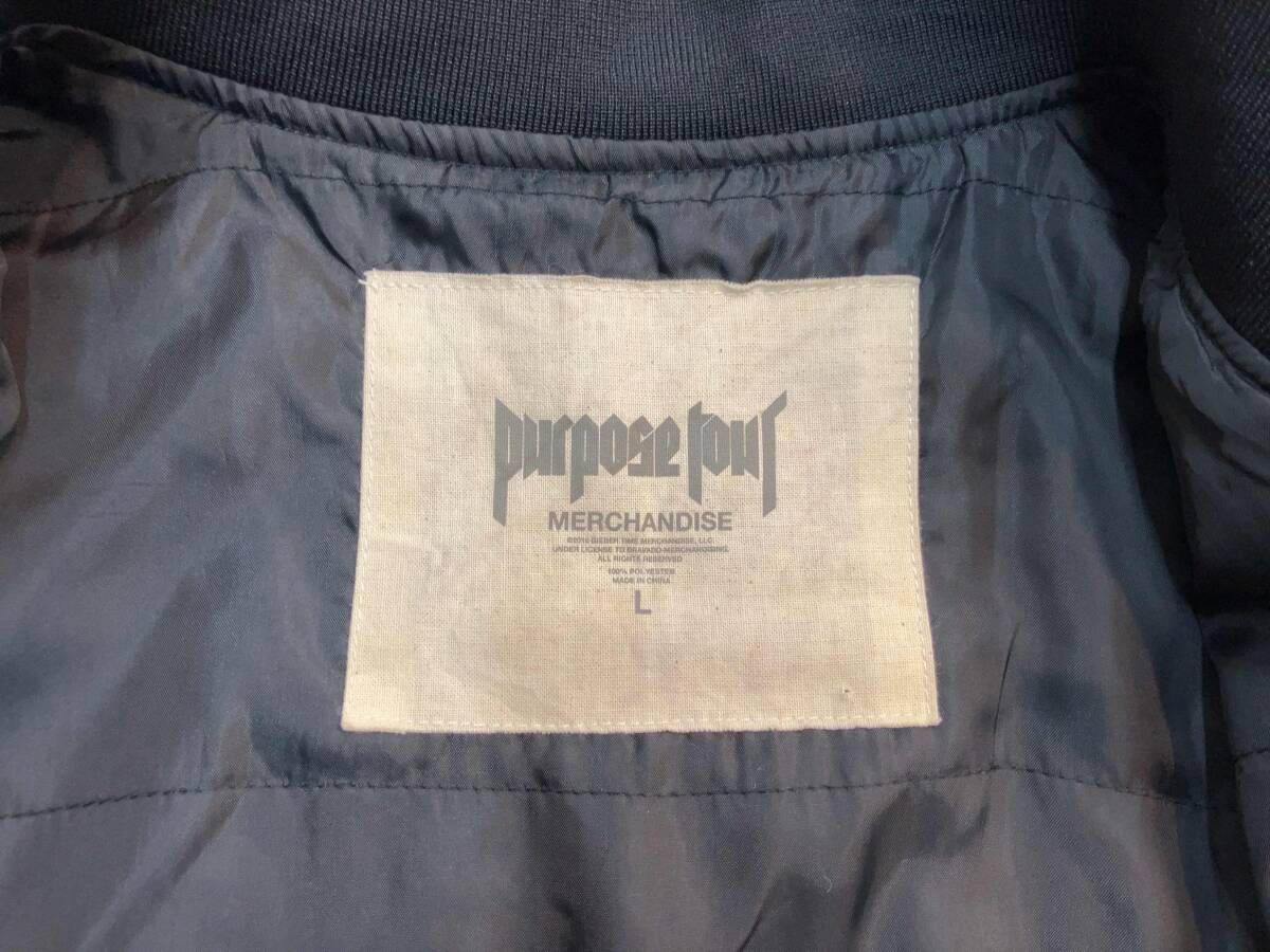 ☆ PURPOSE TOUR BIEBER パーパスツアー ボンバージャケット 