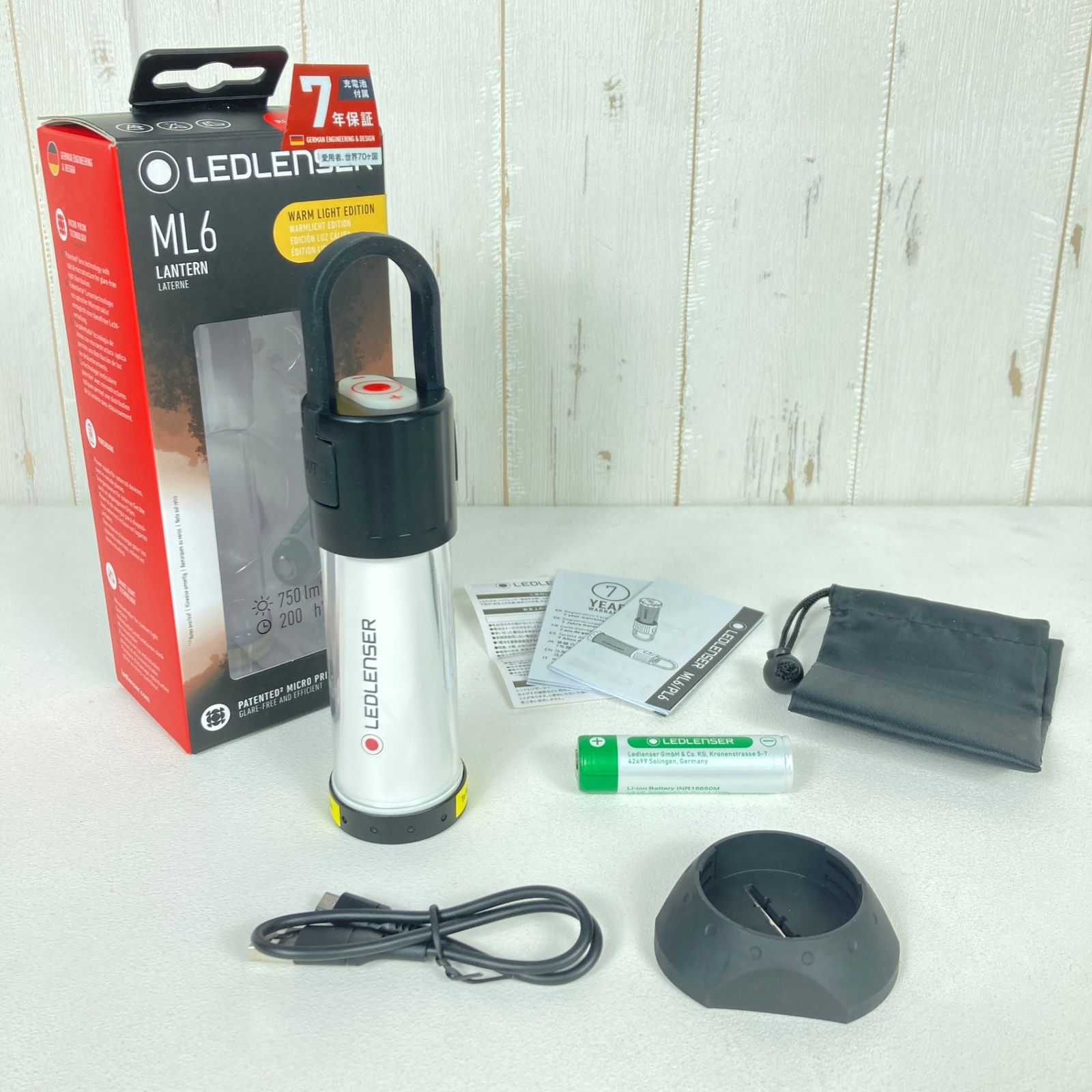 OneSize ホワイト系 Ledlenser レッドレンザー エム エル シックス ウォーム ライト ML 6 Warm Light ライティングギア ランタン z