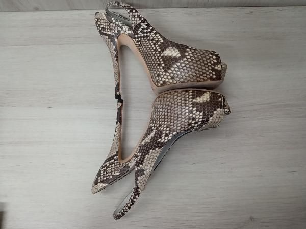 GUCCI サンダル／234822 グッチ サイズ35.5 ヘビ柄 - メルカリ