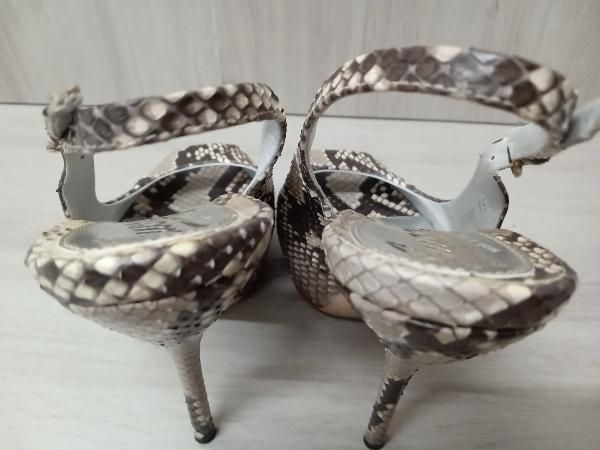  GUCCI サンダル 234822 グッチ サイズ35.5 ヘビ柄 サンダル サンダル ミュール