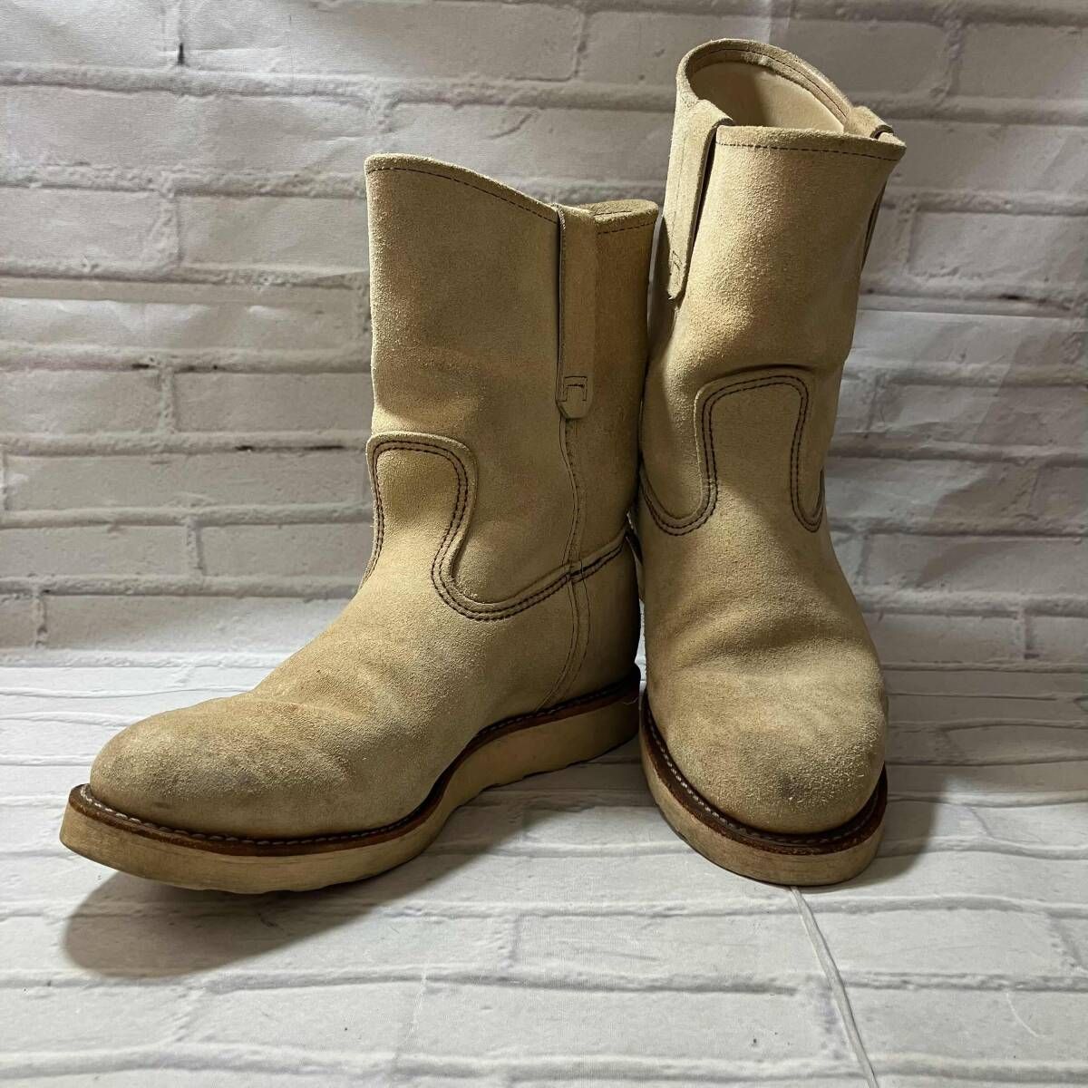 RED WING | レッドウイング 8168 スエード ペコスブーツ 8 E ブーツ ベージュ サイズ26 cm