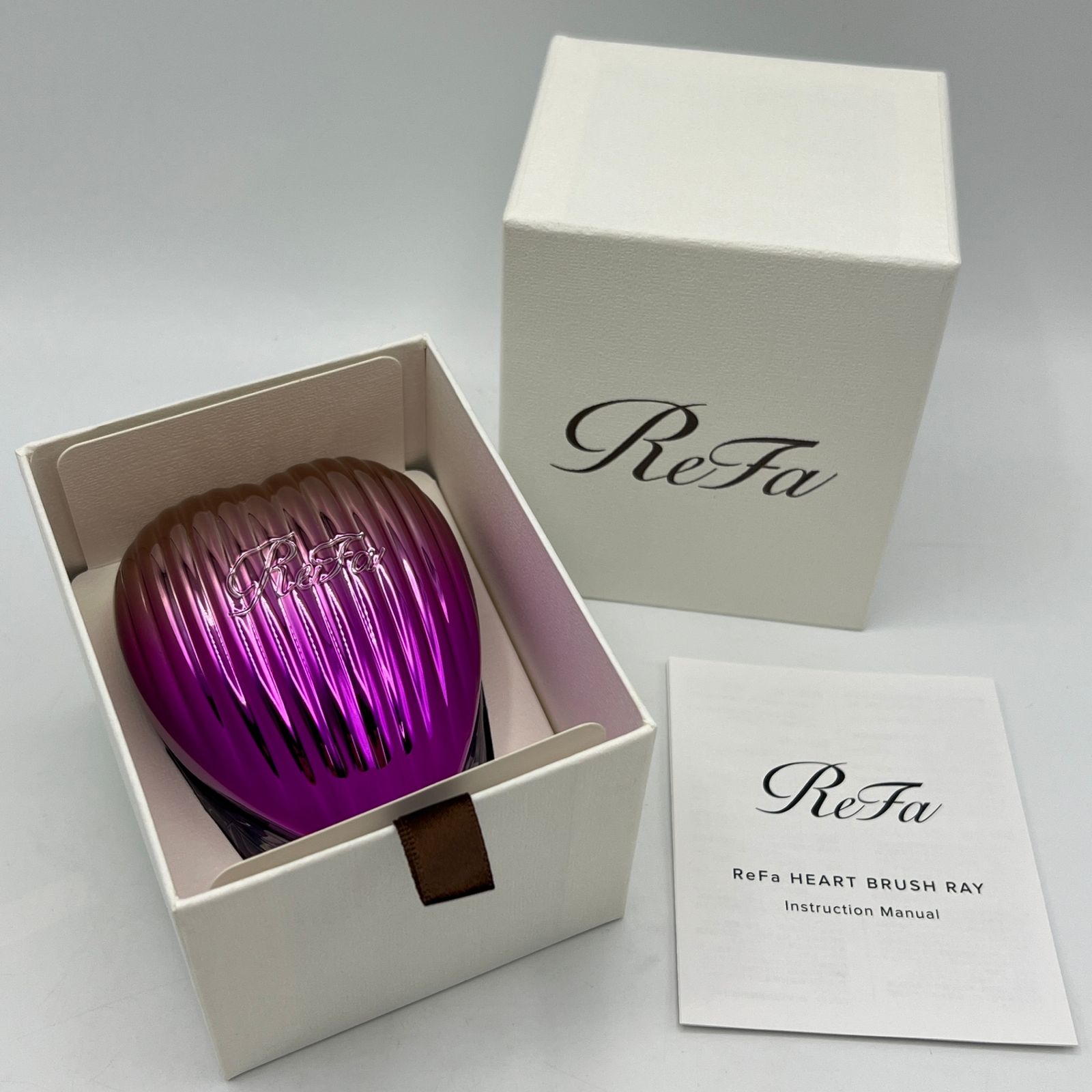 新品】MTG ReFa HEART BRUSH RAY RS-AZ-33A グラデーションパープル