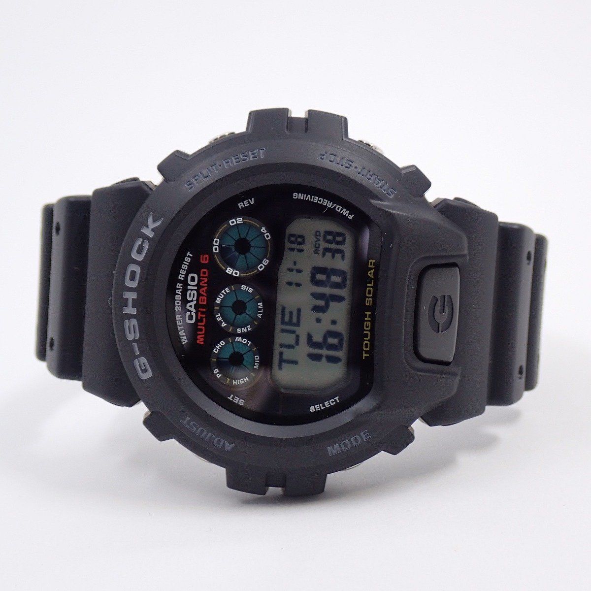 カシオ G SHOCK マルチバント6 ソーラー電波 3つ目液晶モデル メンズ 腕時計 GW 6900 1 JF