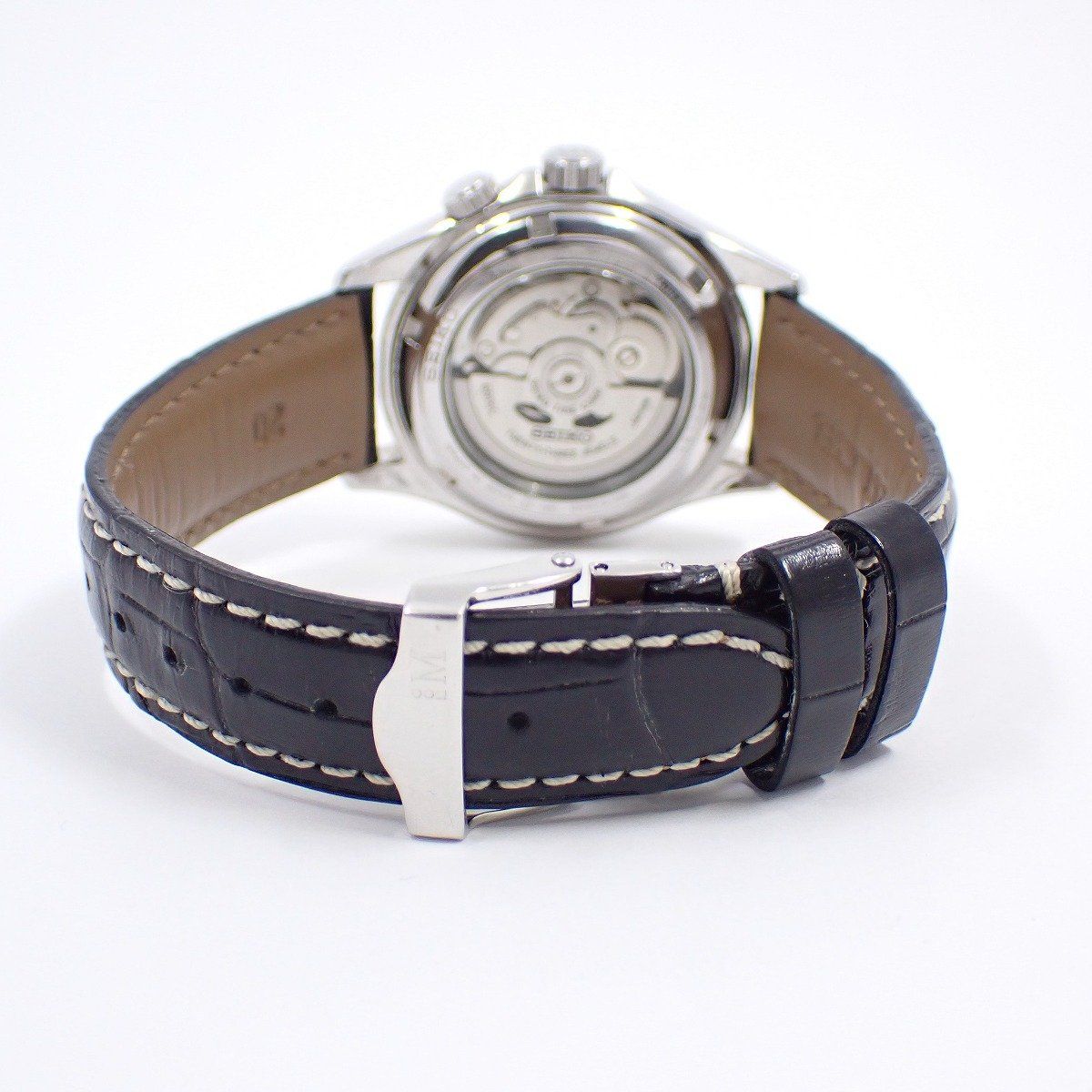  SEIKO セイコー メカニカル アルピニスト 5スポーツ 自動巻き メンズ 腕時計 社外ベルト SARG005 6R15 02N0 いおき質店 ライトアウター 自動巻き時計 腕時計(アナログ)