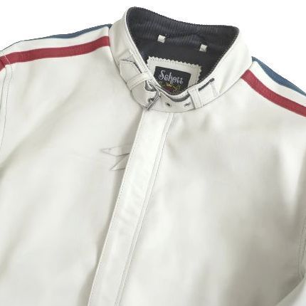 Schott ショット レザー シープスキン ホワイト XXL Schott ショット