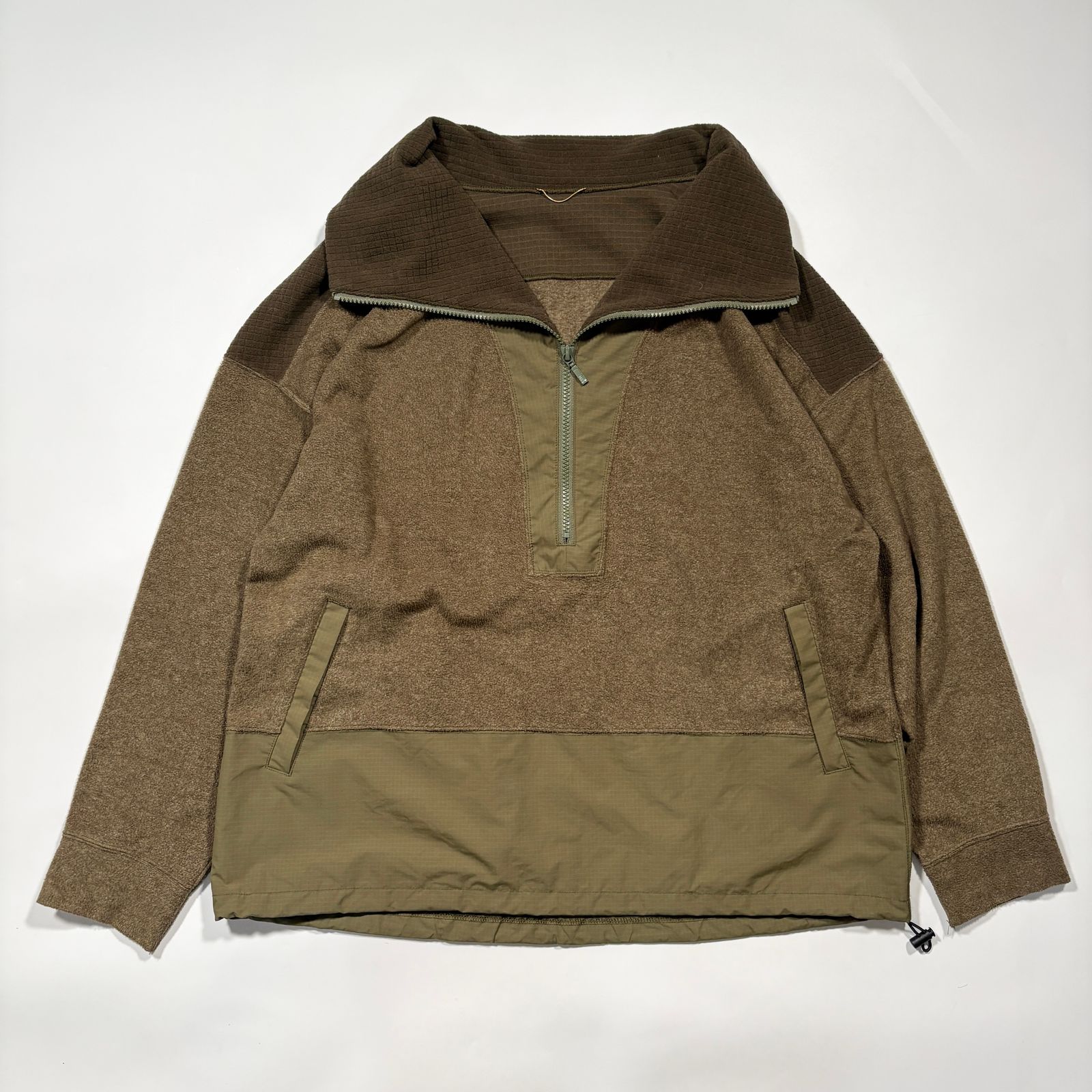 ドゥーズイエムクラス　フルジップブルゾン　カーキ　ブラウン Deuxieme Classe（ドゥーズィエムクラス）の「フルジップブルゾン