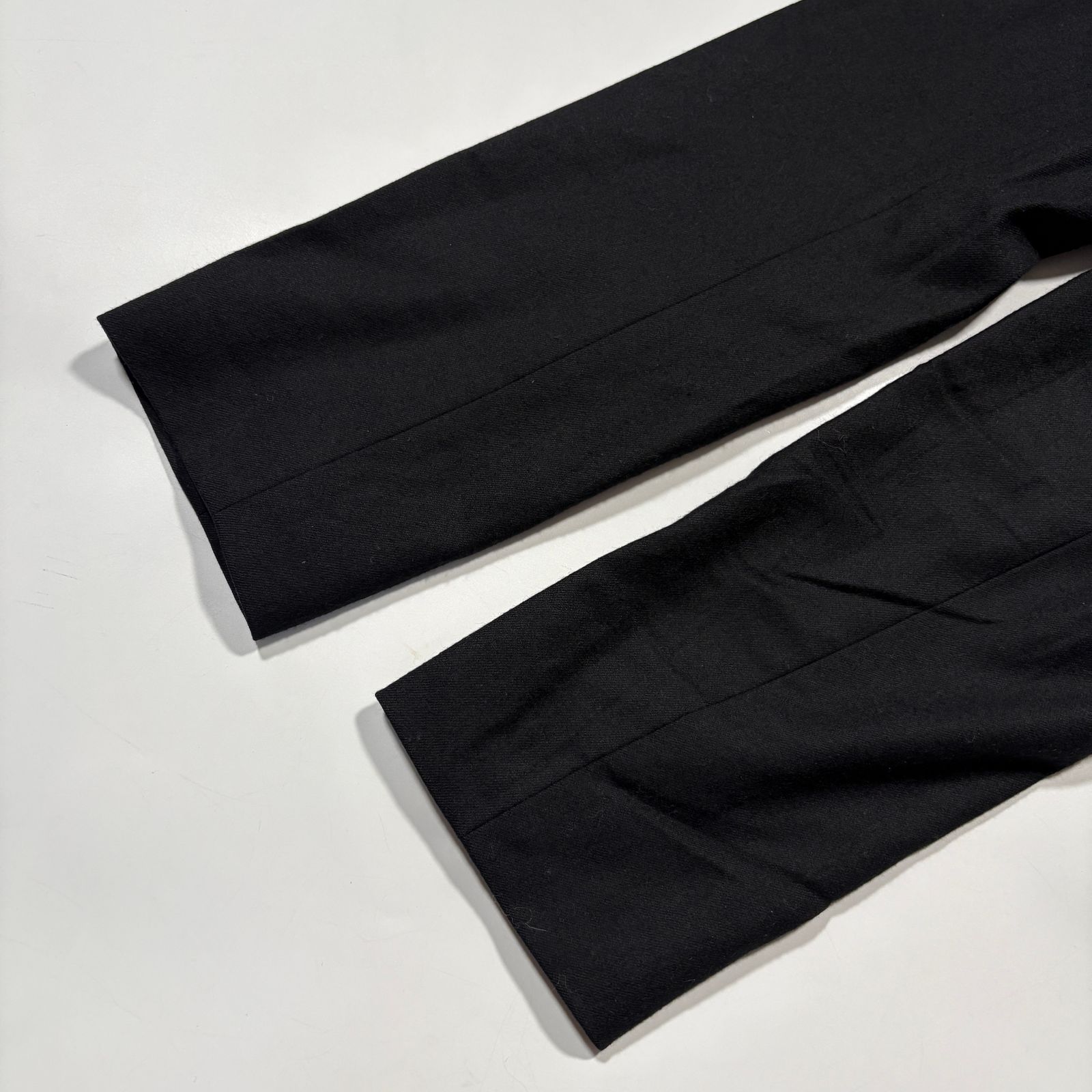 theory luxe セオリーリュクス ノーカラージャケット サキソニーソフト