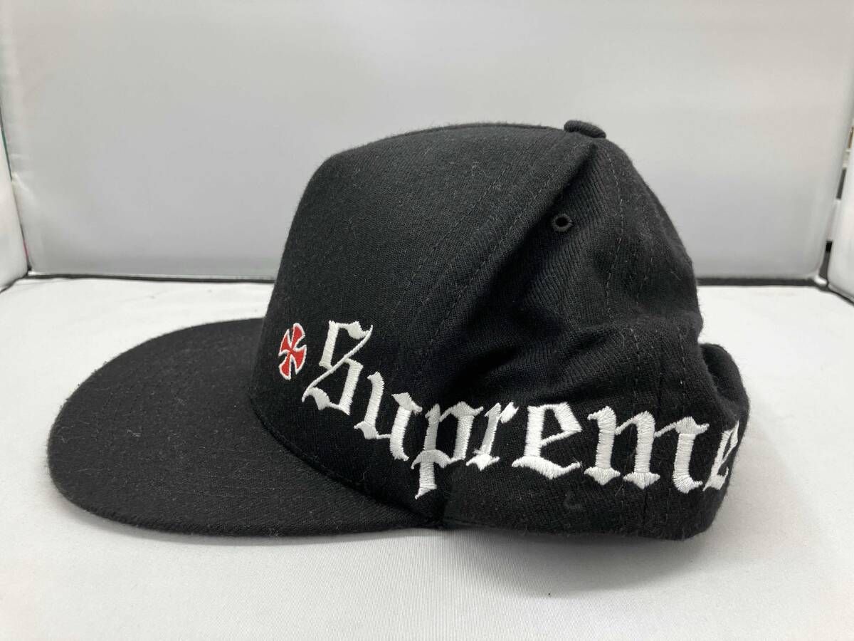 SUPREME シュプリーム OLD ENGLISH 5-PANEL インディペンデント イングリッシュ ブラック