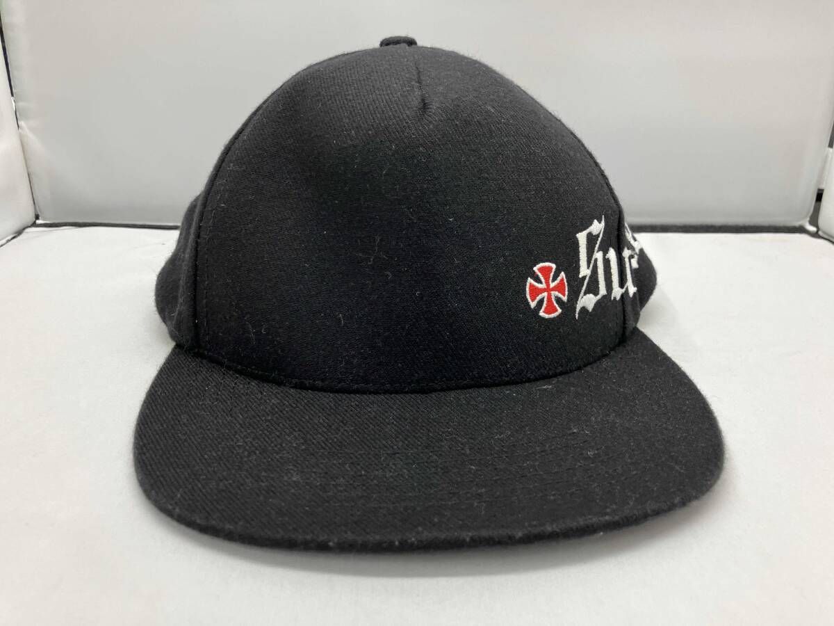 SUPREME シュプリーム OLD ENGLISH 5 PANEL インディペンデント イングリッシュ ブラック