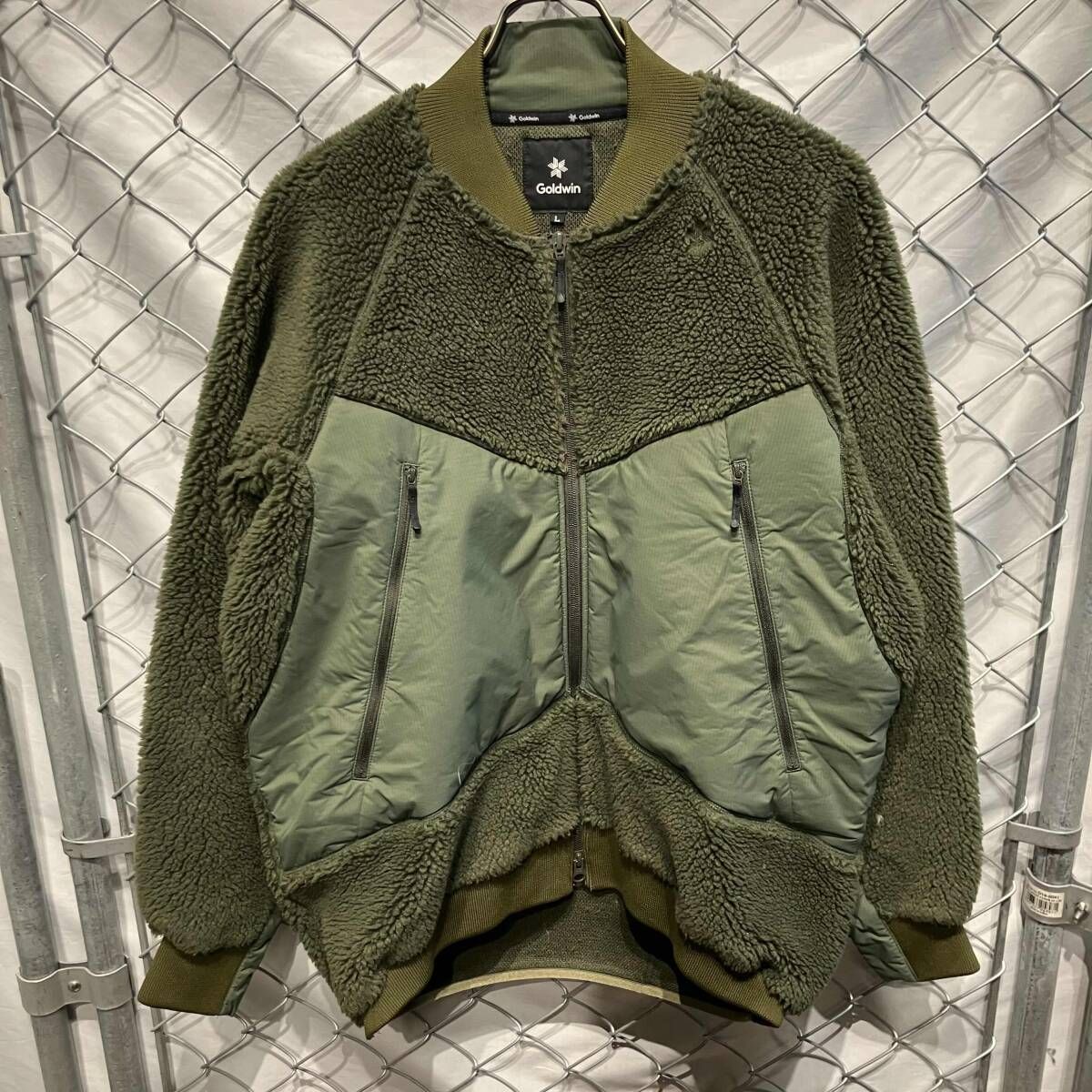 Goldwin フリースジャケット size L カーキ ゴールドウィン - メルカリ