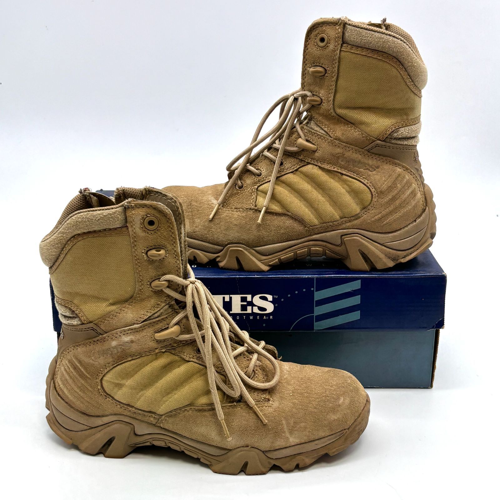 ベイツ BATES タクティカルブーツ サイドジップ 7W 25cm ベージュ