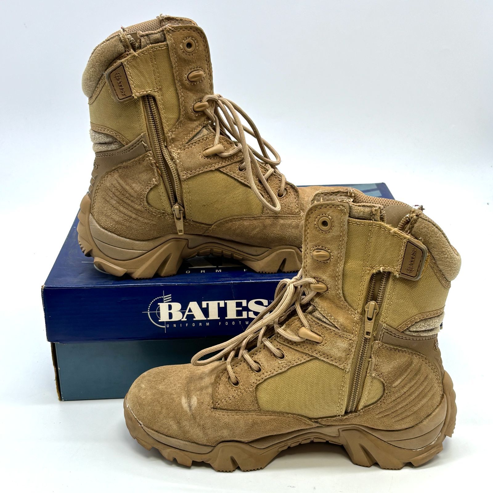 ベイツ BATES タクティカルブーツ サイドジップ 7W 25cm ベージュ