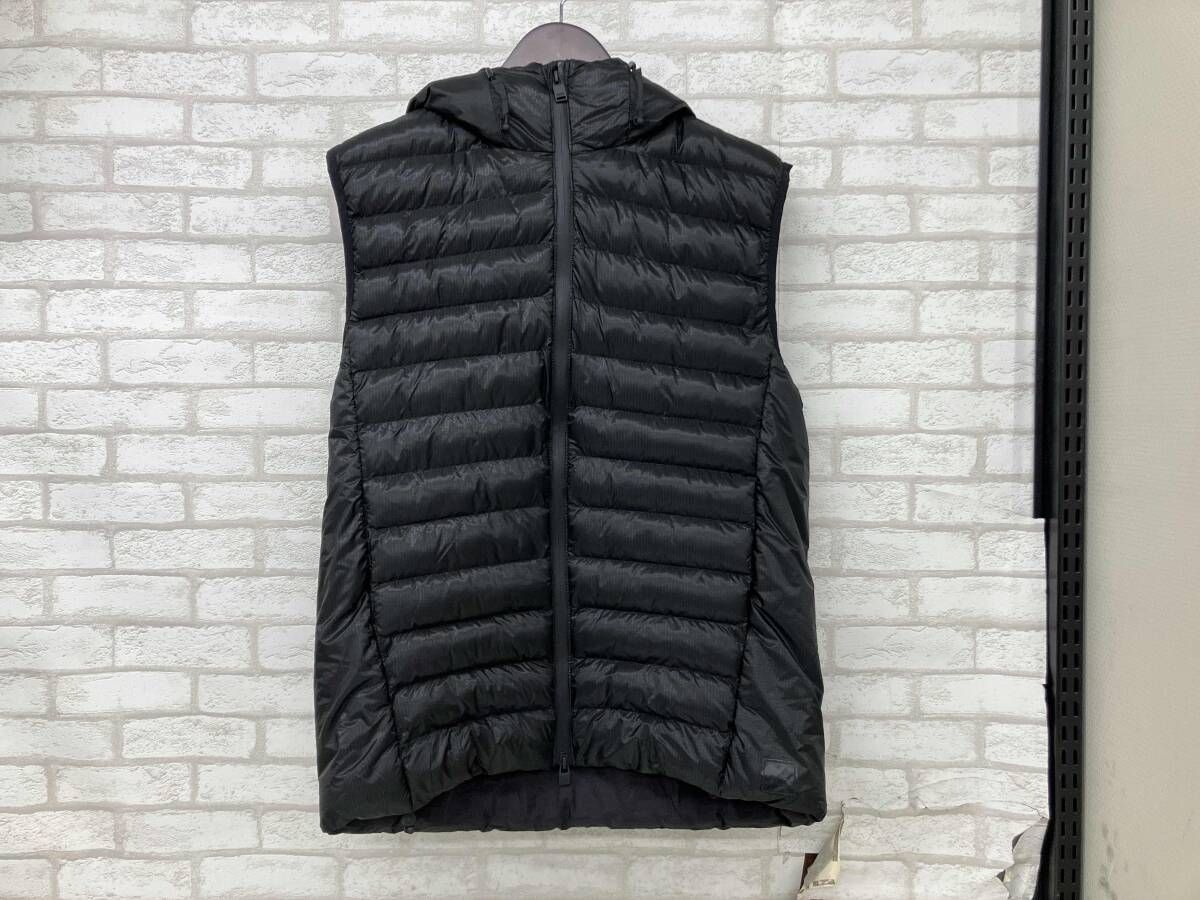 RAINS Kaunas Vest W 1 T 904 41 15870 レインズ カヌナス ベスト ダウンベスト メンズ ブラック sizeS フーディ インポート