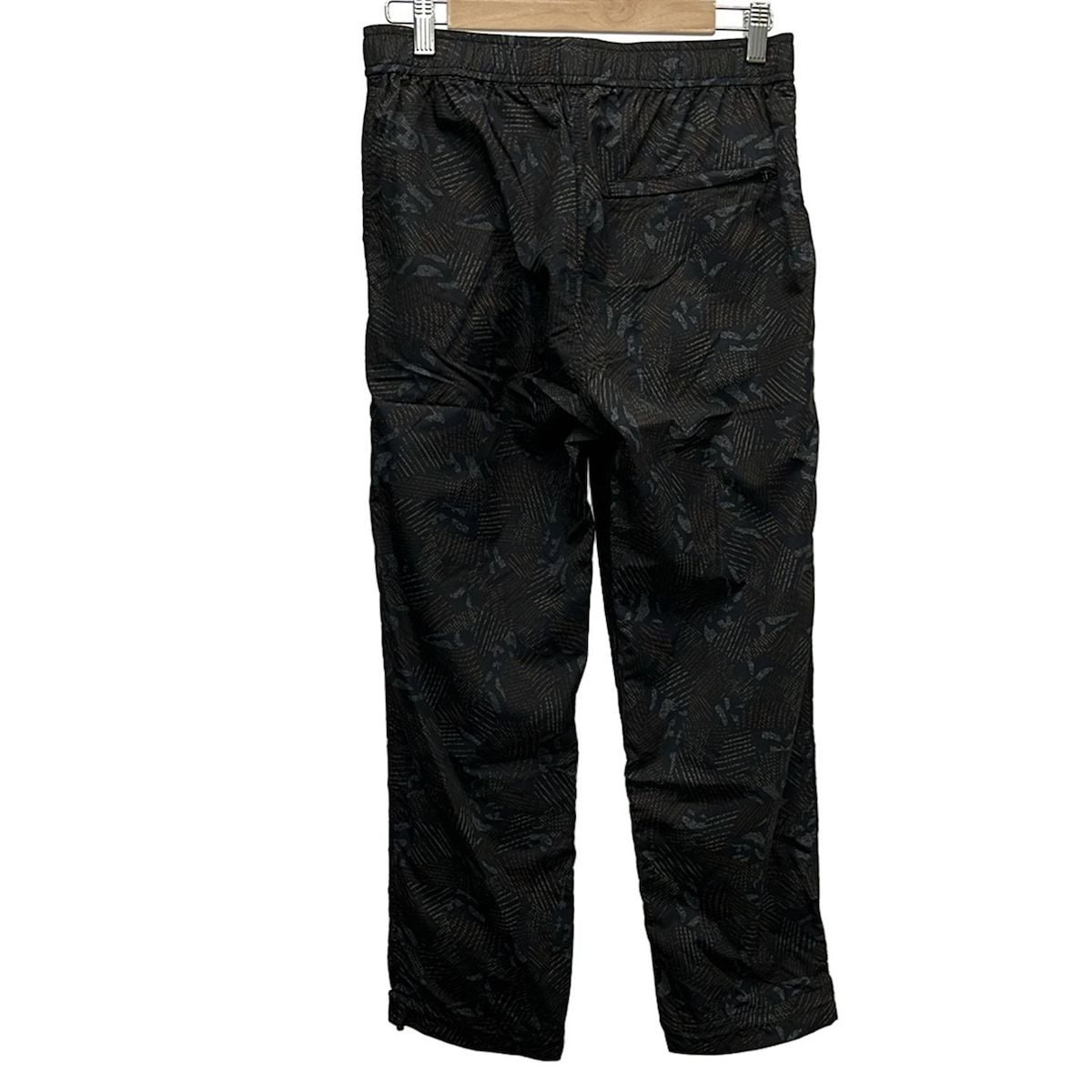 THE NORTH FACE ノースフェイス パンツ サイズＭ M レディース - 黒×ブラウン×マルチ クロップド 半端丈 ウエストゴム