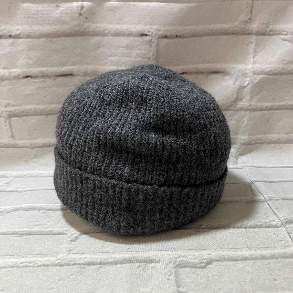 AURALEE オーラリー ニット帽 24 AW WOOL SOFT CORD KNIT CAP サイズフリー グレー