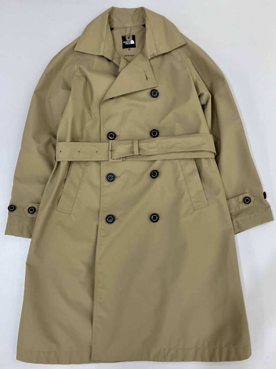 THE NORTH FACE BOLD TRENCH COAT ザノースフェイス ボールド トレンチコート S ベージュ GORE-TEX ゴアテックス