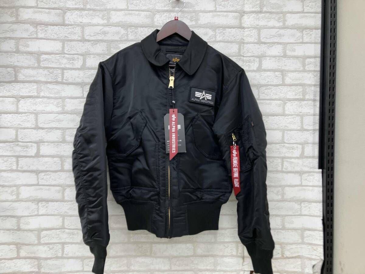 ALPHA 2030 401 アルファ その他フライトジャケット CWU 45 P メンズ ブラック sizeXS アメカジ