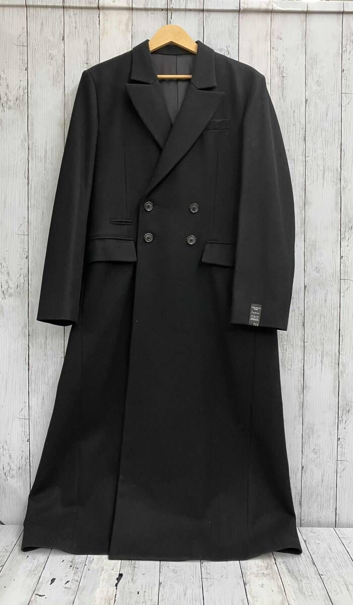 SHAREEF シャリーフ ロングコート サイズ1 ブラック DOUBLE LONG COAT