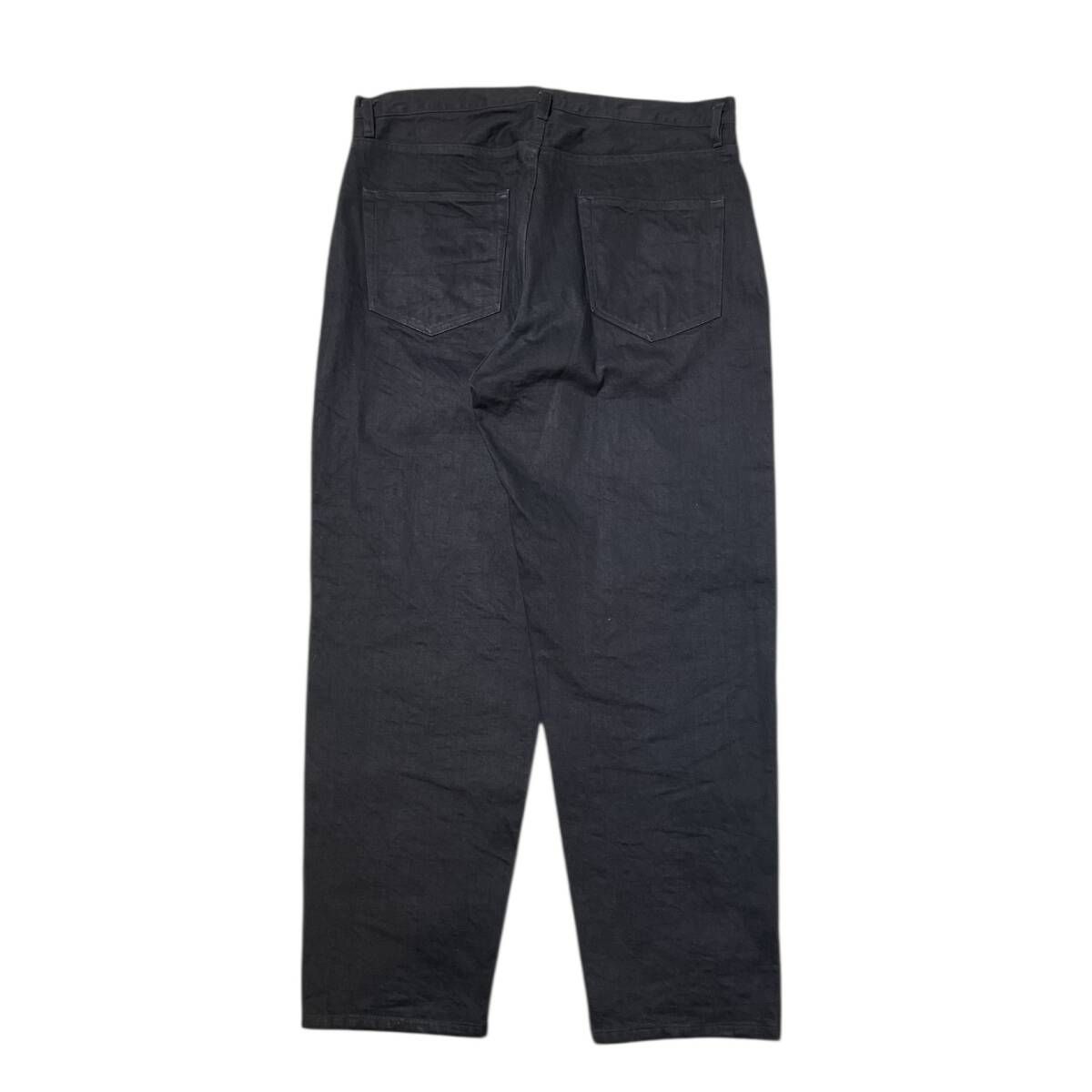 25AW COMOLI コモリ ブラックデニム テーパードパンツ size2