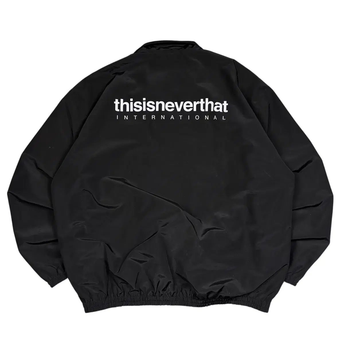 thisisneverthat 黒ナイロンジャケット - メルカリ