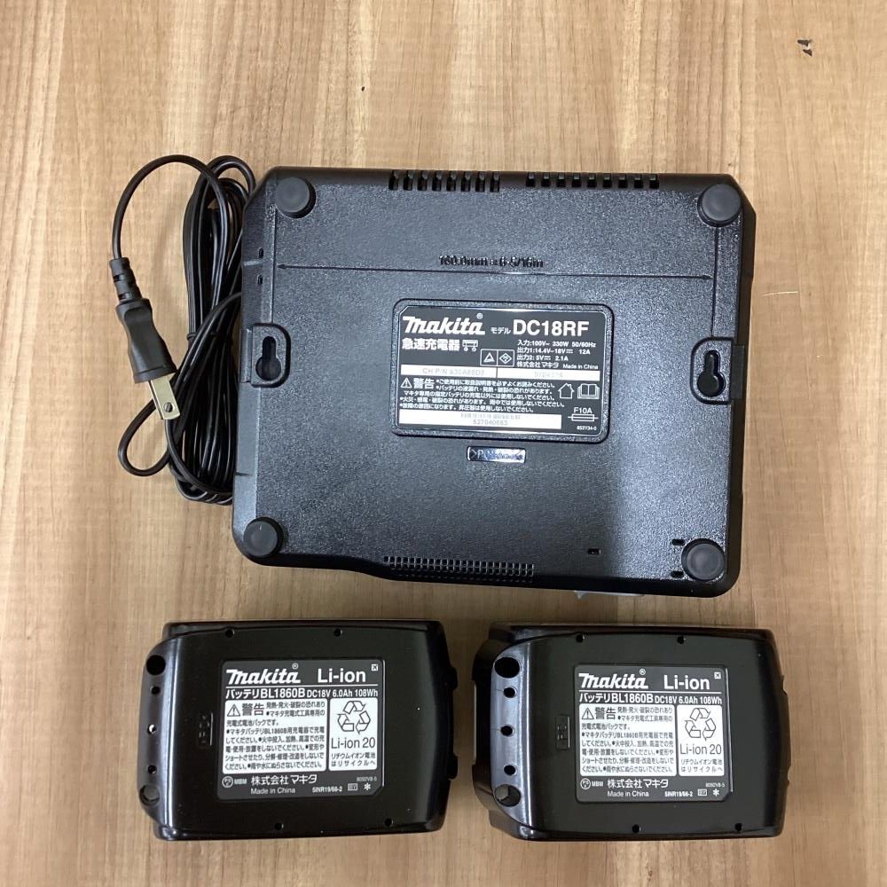 makita マキタ BL 1860 B×2 DC 18 RF バッテリ 充電器セット 201