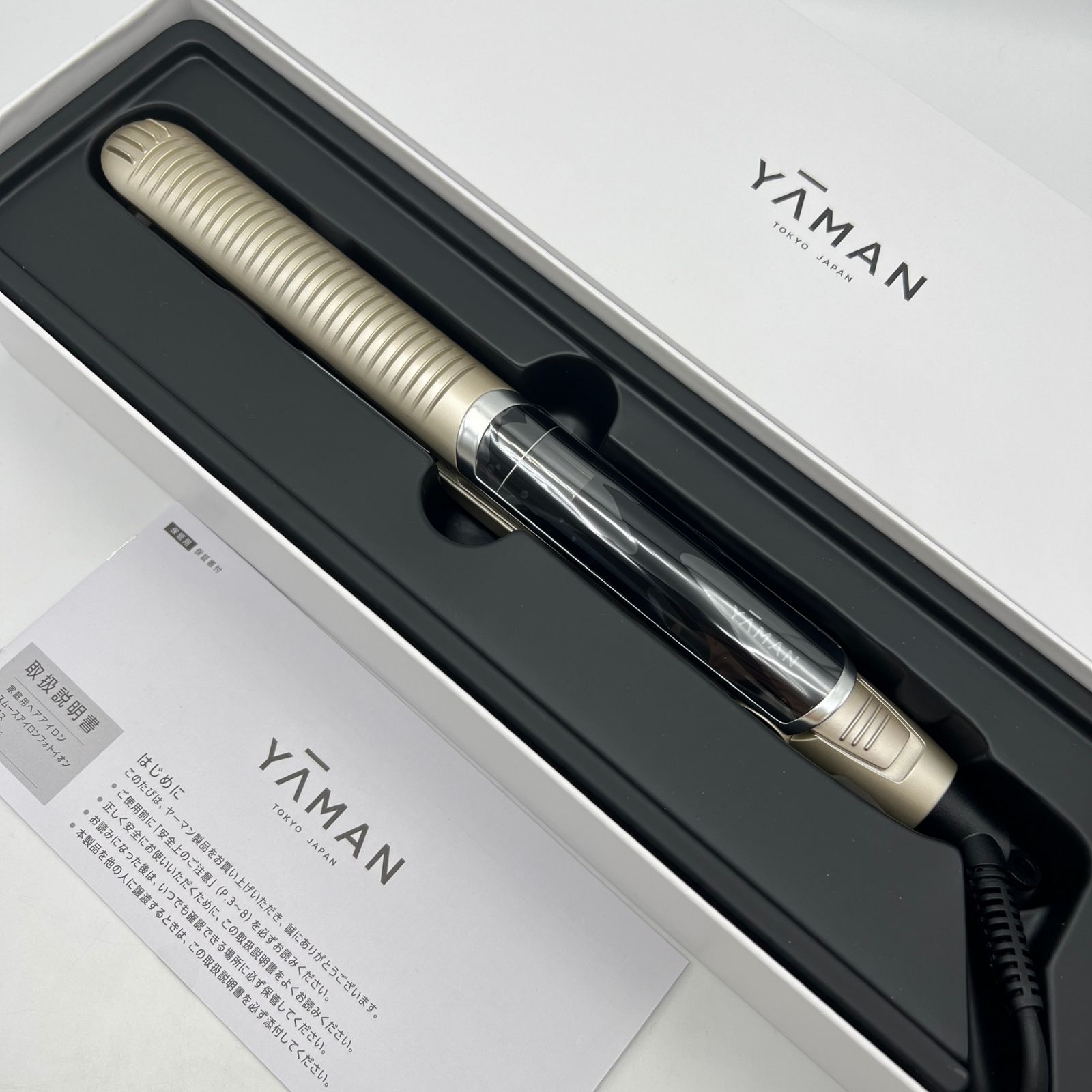 ヤーマン スムースアイロン フォトイオン プラス YJHB 6 N ゴールド ヘアケアストレートアイロン YA-MAN 本体