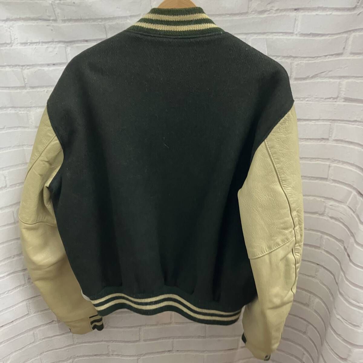 GOLDEN BEAR | スタジャン 70~80 s 古着 表記サイズL グリーン