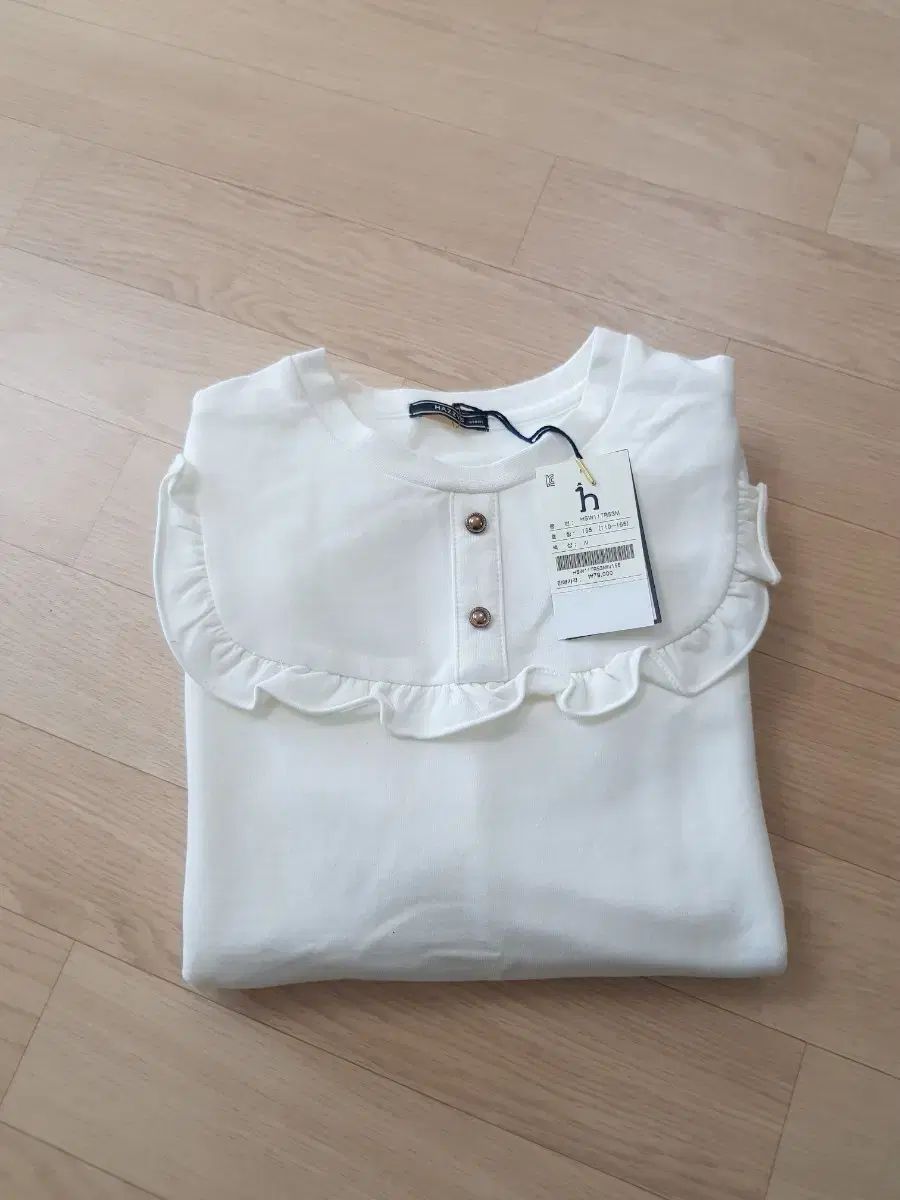 Hazzys Kids へジスキッズ 起毛 フリルネック スウェット 155