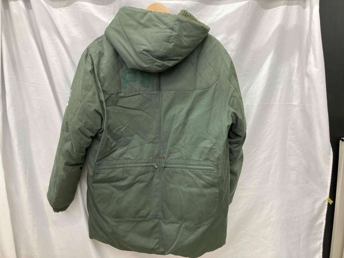 papas パパス ダウンジャケット モスグリーン M ダウン90 フェザー10