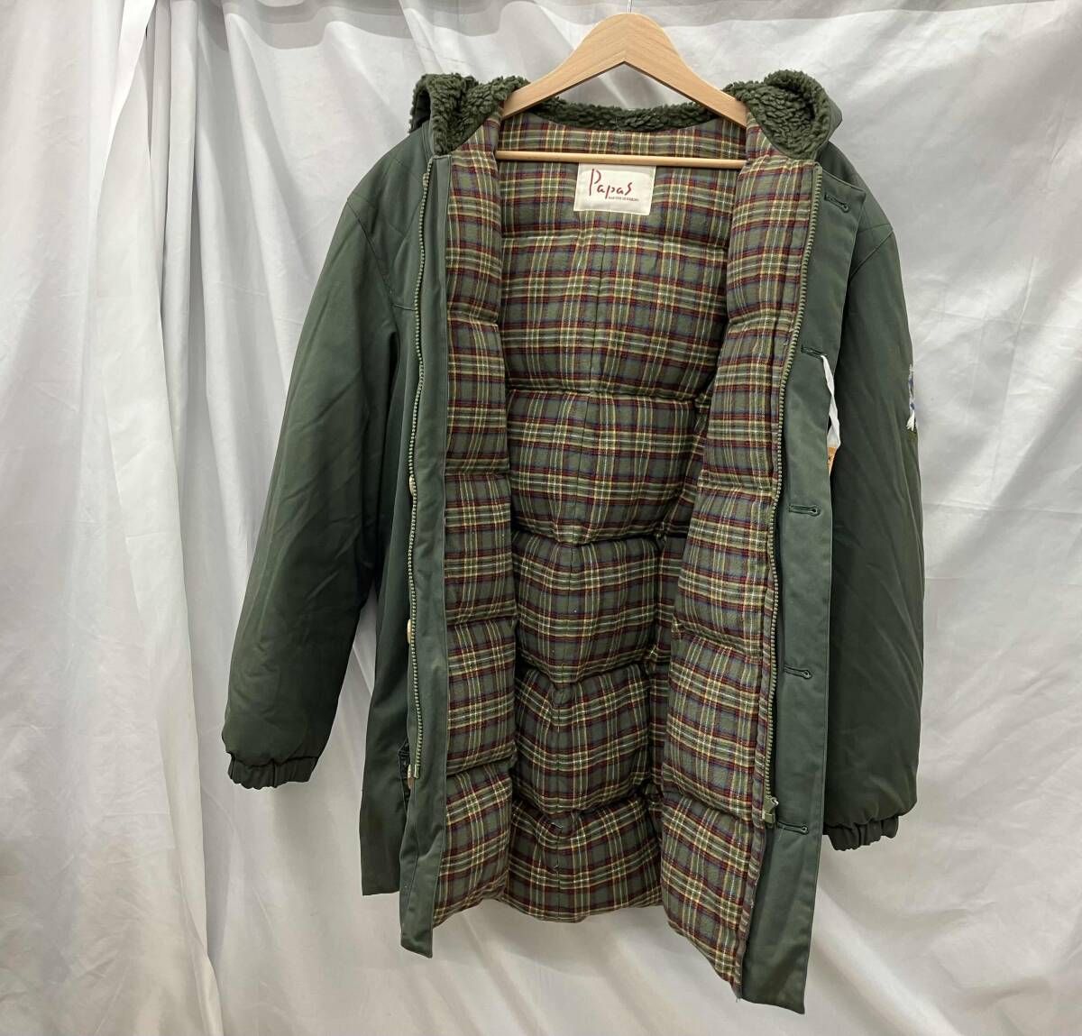 ダウンジャケット モスグリーン