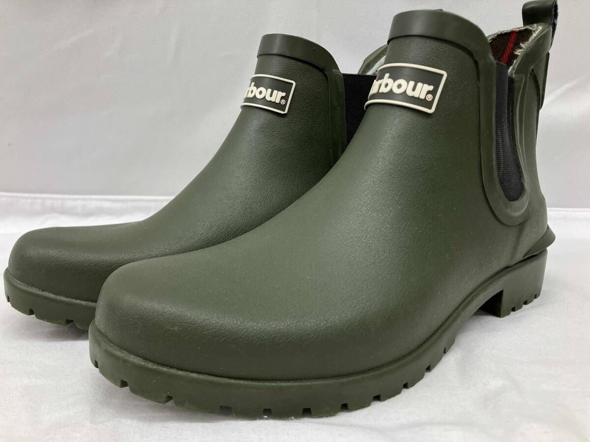 BARBOUR バブアー NBH SS21 サイドゴア ショートブーツ レインブーツ