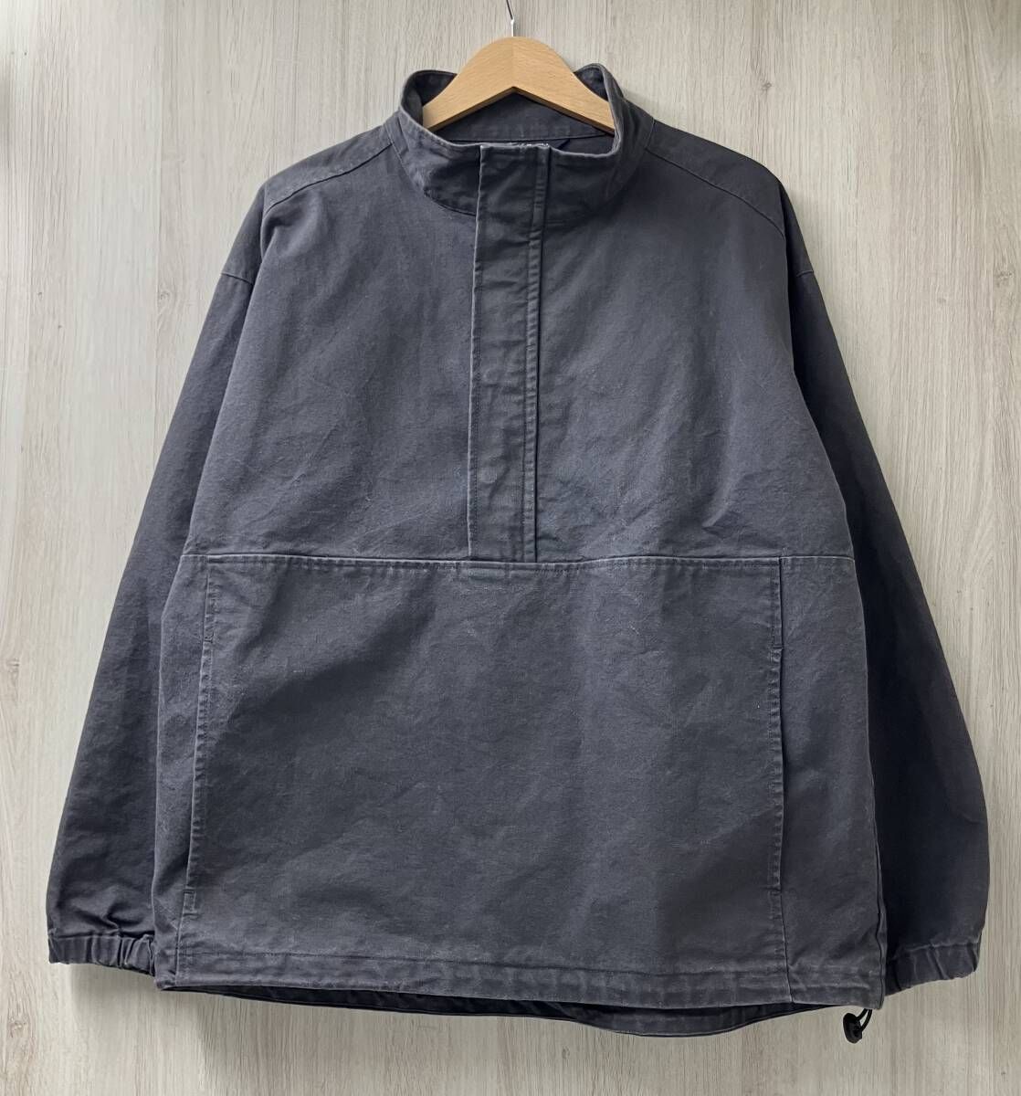 BLINK ブリンク コットンキャンバス スモック ハーフジップ ジャケット サイズM グレー