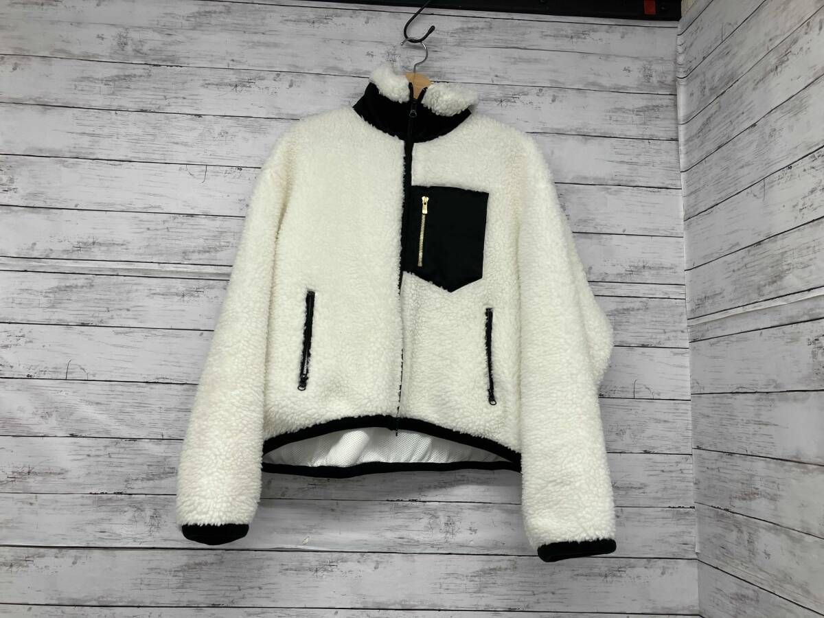 NEON SIGN ネオンサイン フリースジャケット 1176 ホワイト