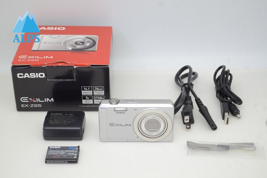 CASIO カシオ EXILIM EX ZS 5 コンパクトデジタルカメラ シルバー 元 251204 b