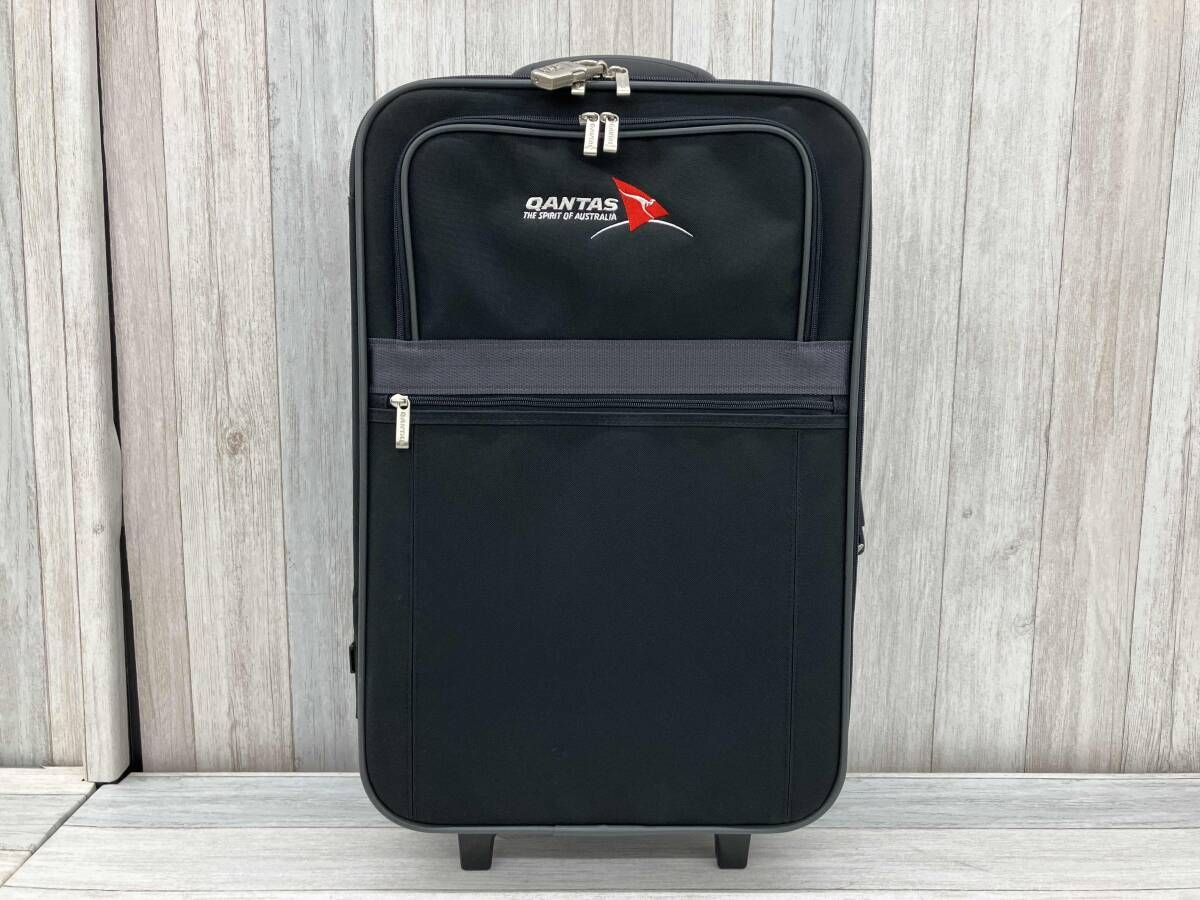 カンタス航空／キャリーバッグ／ダイヤルロック付き／ブラック - メルカリ