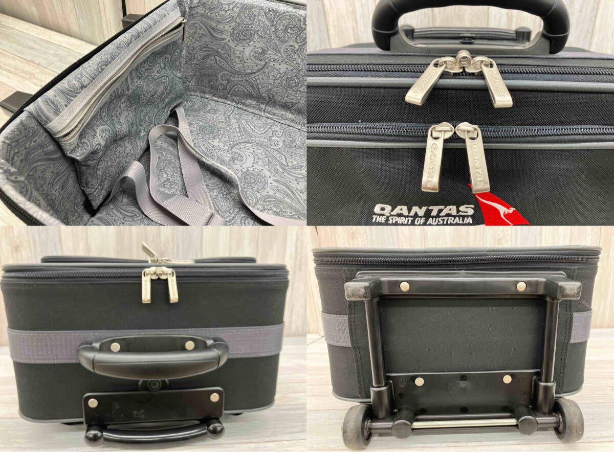 カンタス航空／キャリーバッグ／ダイヤルロック付き／ブラック - メルカリ
