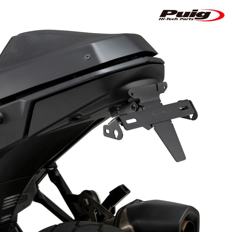 Puig 22350 N PISTA 13 LICENSE PLATE HOLDER BLACK BMW R 1300 GS 23 プーチ ライセンスサポート