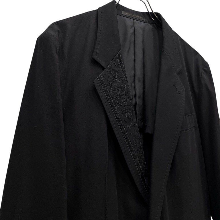 Y's for men コットンギャバジンラペル刺繍2Bテーラードジャケット