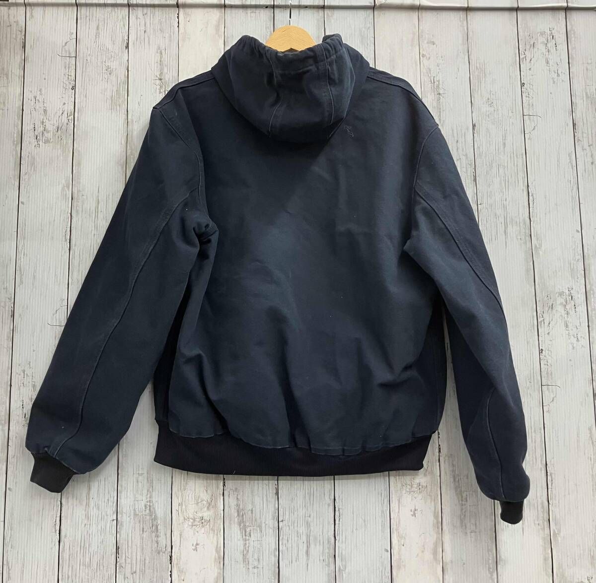 Carhartt カーハート|アクティブパーカー|サイズM|ネイビー|RUGER刺繍