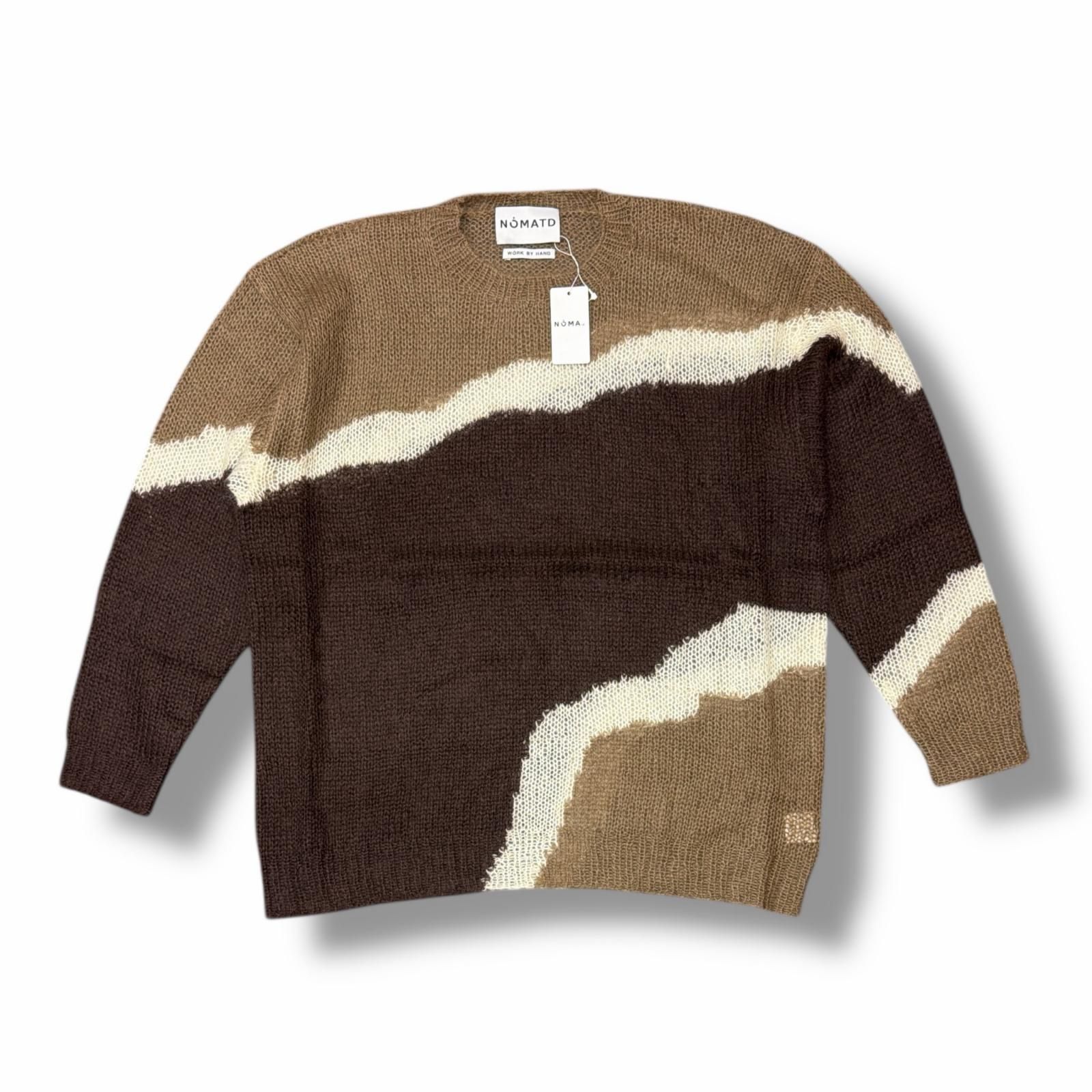 参考上代42900円 未使用 NOMA t.d. 24AW Hand Knitted Mohair mix 