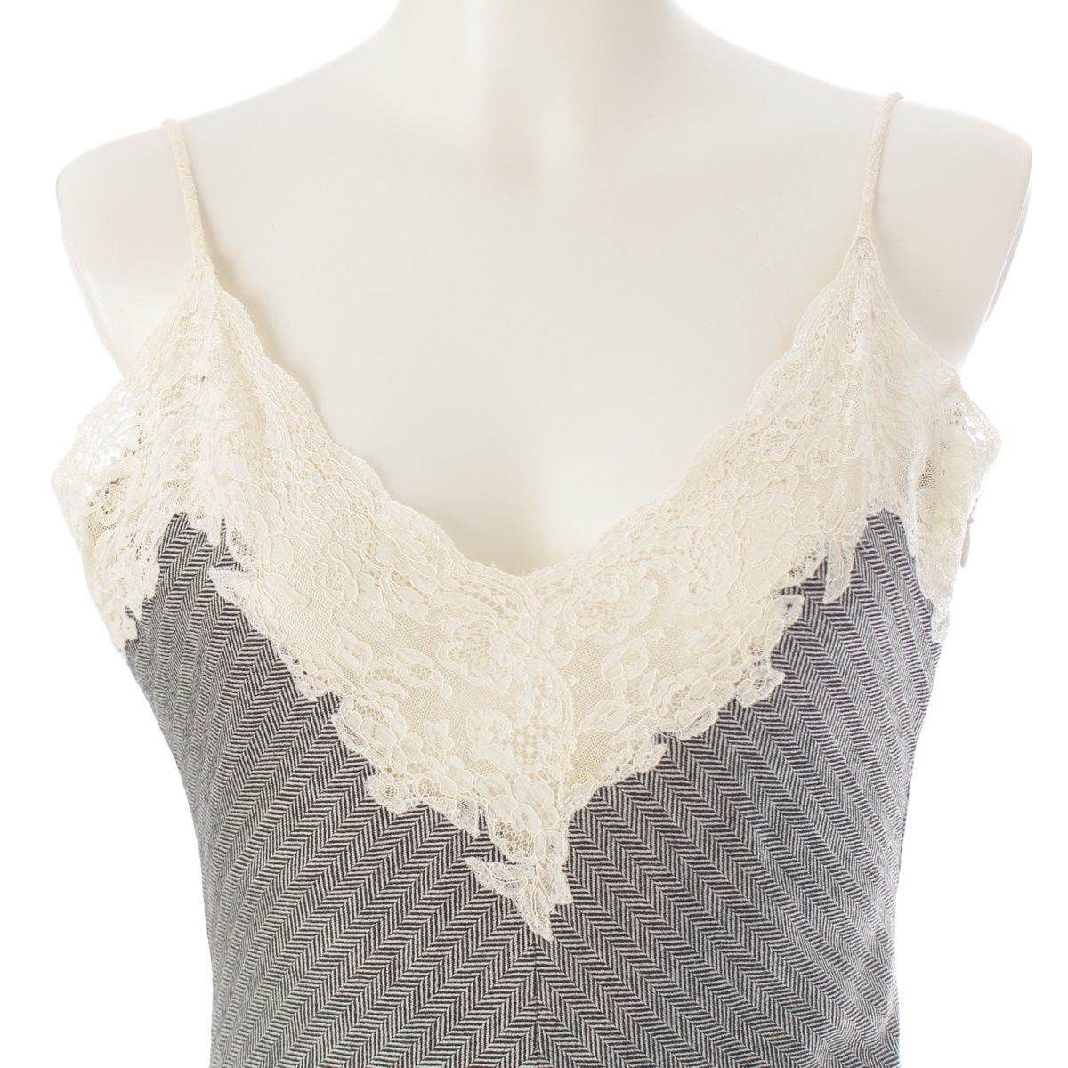 クリスチャンディオール ウール シルク ガリアーノ期 レース ドレス