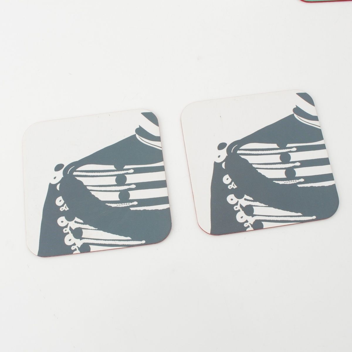 エルメス ホース ロゴ リバーシブル コースター 6柄 各2 セット マルチ コースター キッチン 食器 キッチン 日用品 その他