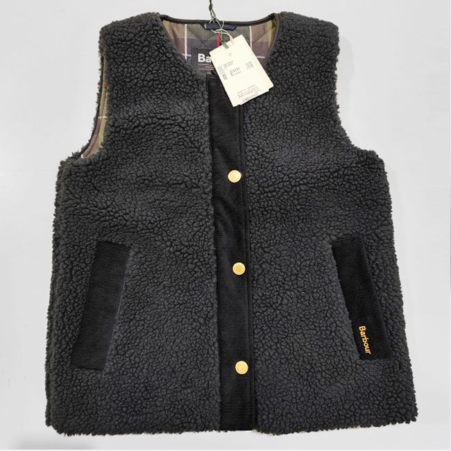 バブアー Barbour フリース ベスト DULSIE LINER ボア ライナー レディース サイズUK 8