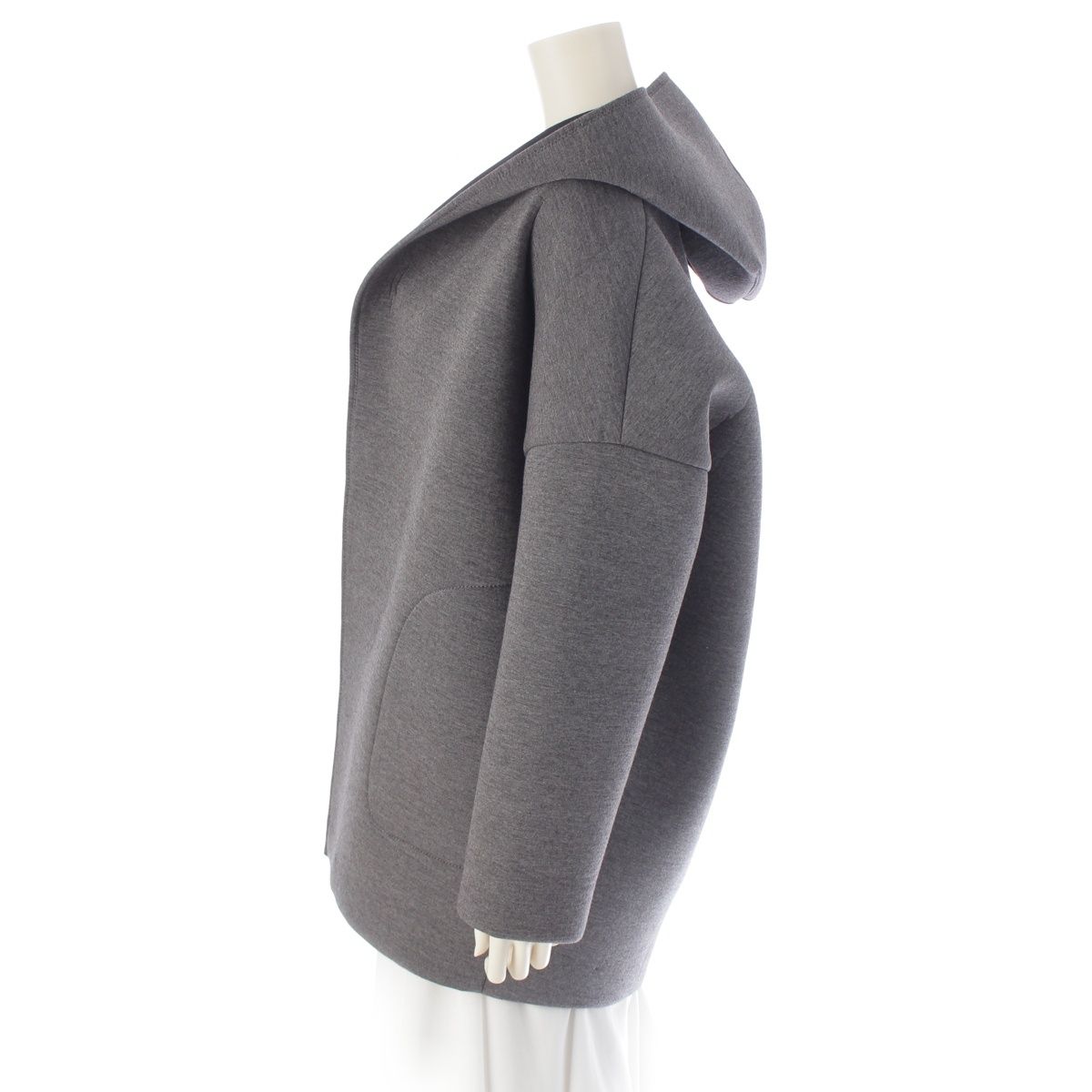 再値下げ⭐︎エブール ボンディングコート フーデッドコート グレー エブール ボンディング フーデッド コート アウター 3010400212 グレー