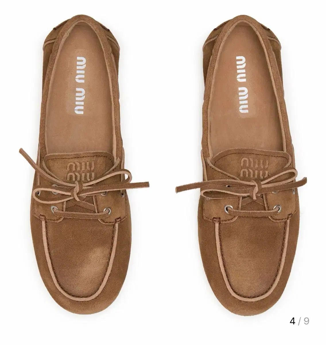  MIU ミュウミュウ ボートシューズ EU 41 韓国 265 270 その他 ブーツ 革靴