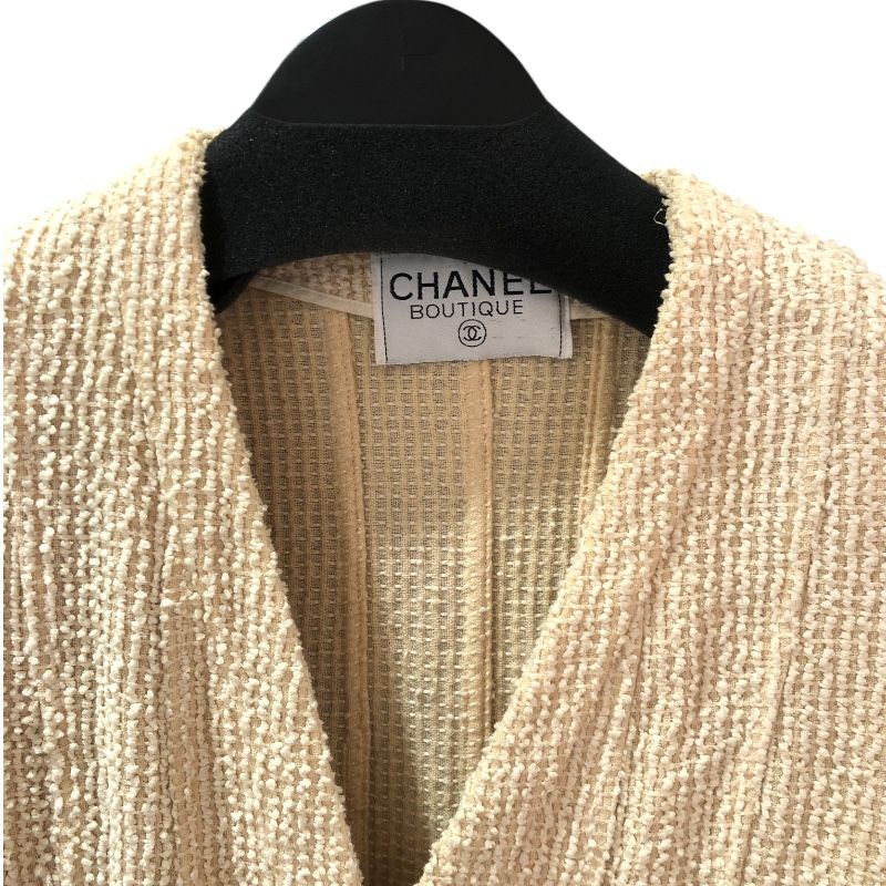 シャネル CHANEL ココマークボタンココマークボタンツイードジャケット