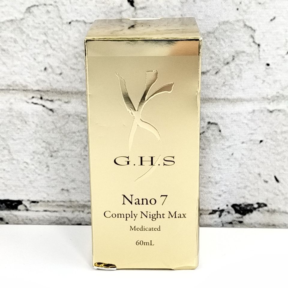 G.H.S T 358 A-1 60 ml Nano 7 Comply Night Max ジーエイチエス ナノ7 コンプリーナイトマックス ブラシ付 薬用育毛剤 H薬用育毛ローション ヘアケア